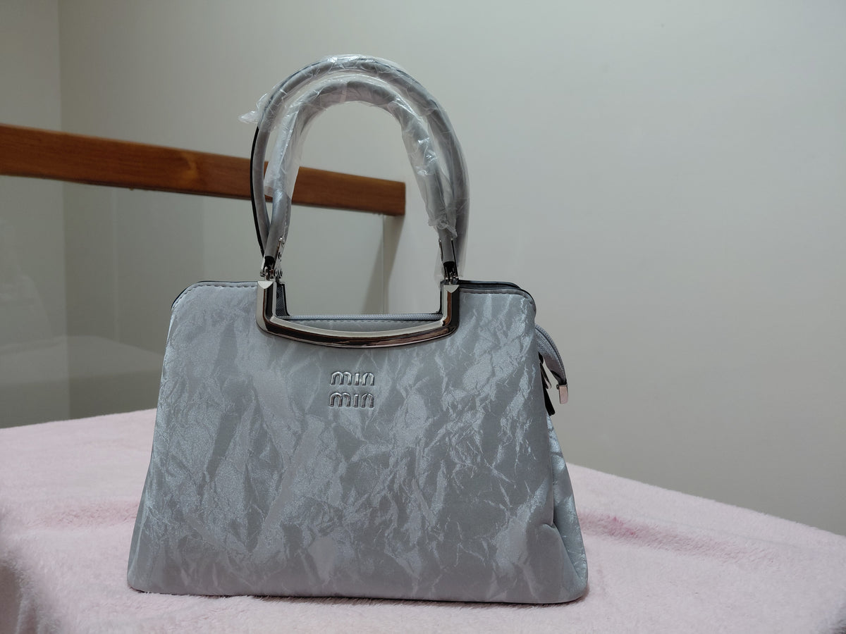 Silver Hand Bag