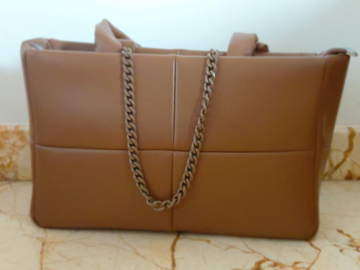 Soft tote -Brown