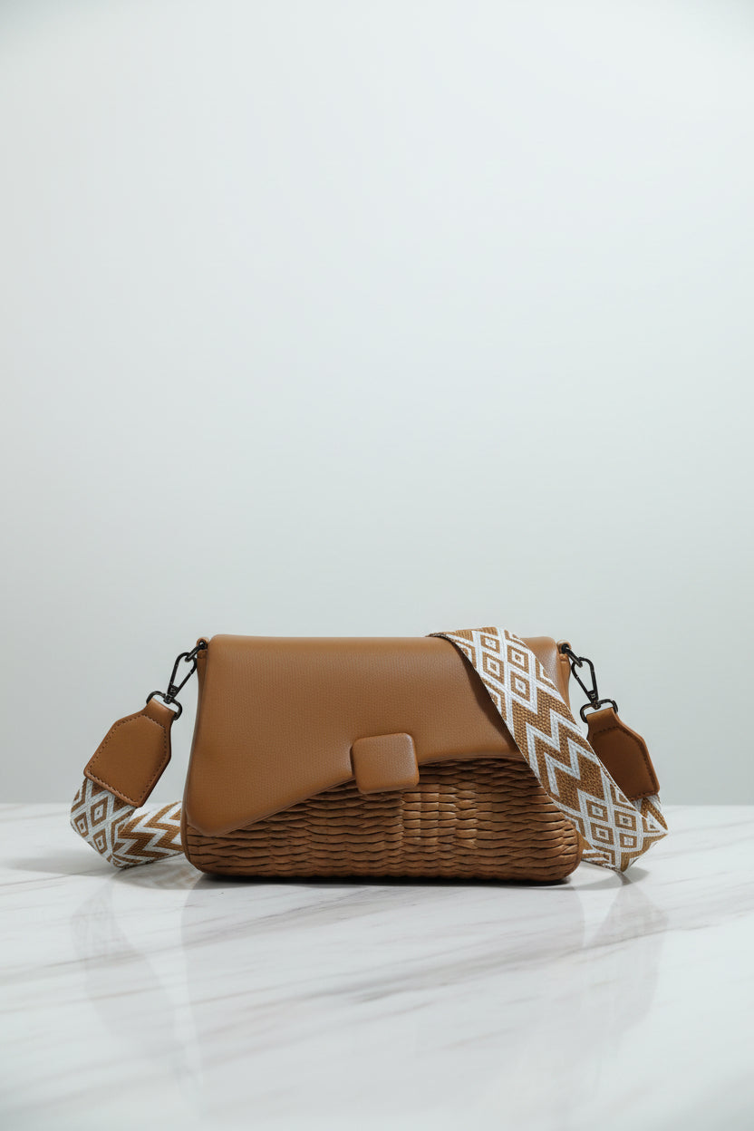 Flap Bags - Crossbags - Brown