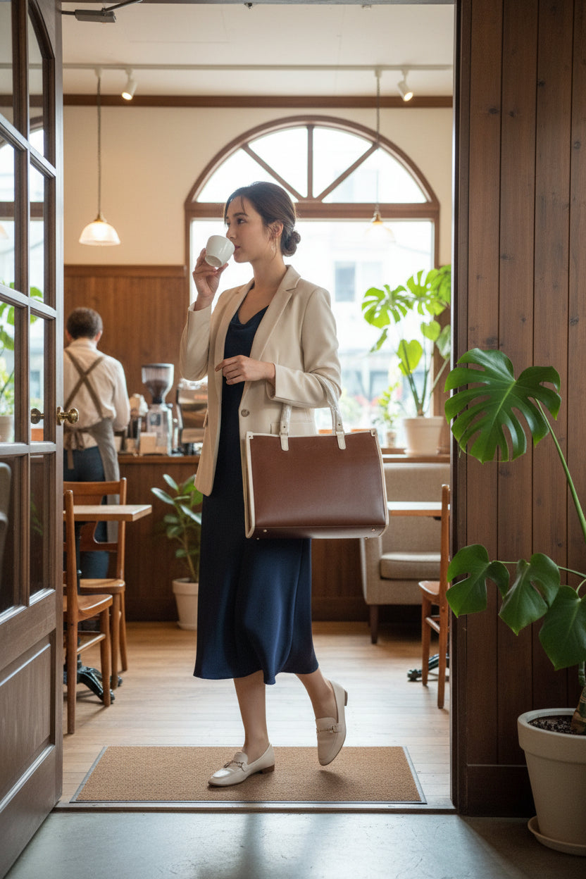 Bag with Pouche Brown