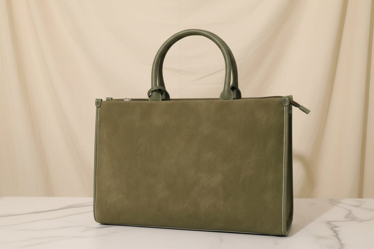 Structured bag Green