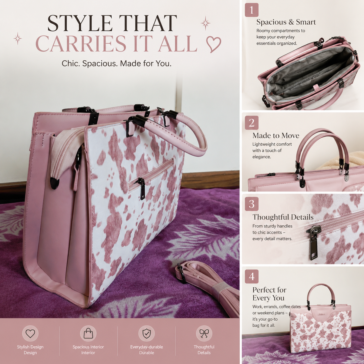 Spot Bags - Pink