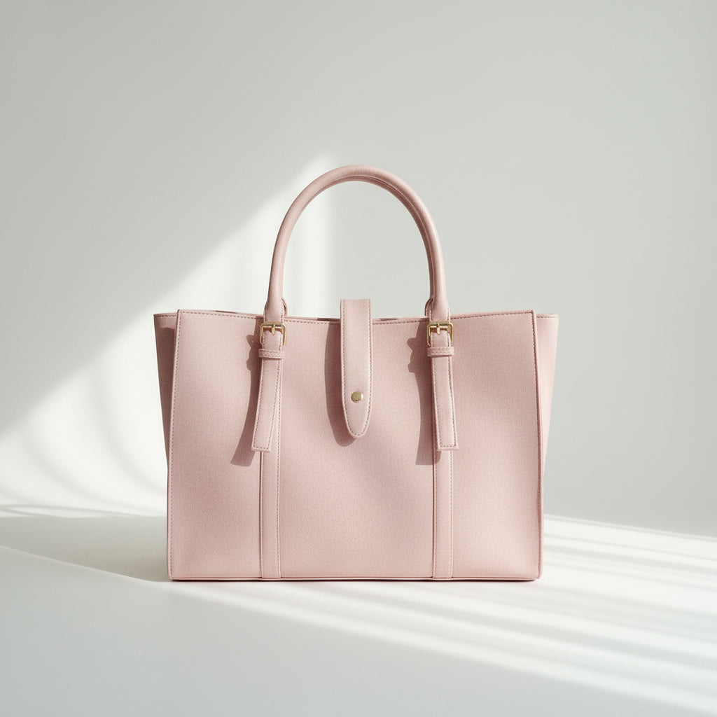 Tote big bag Button - Pink