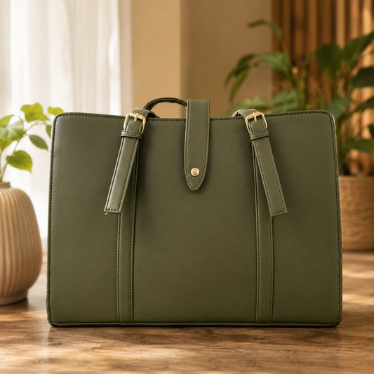 Tote big bag Button Green